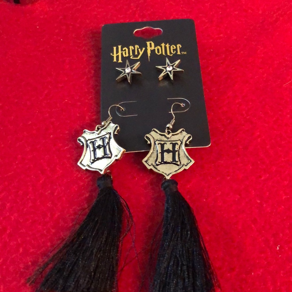 Harry Potter Hogwart Earrings  (2 pair) Set